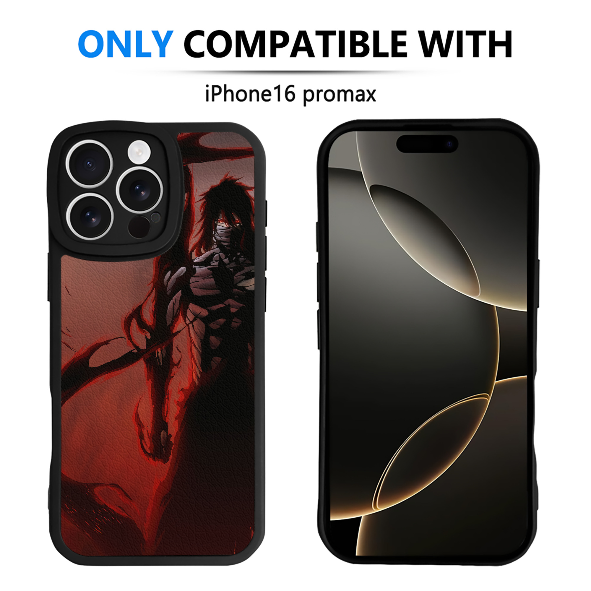 （画像用） ブリーチ BLEACH 【iPhone 16シリーズ対応】シリコンスマホケース（レザー調） 材質：シリコン